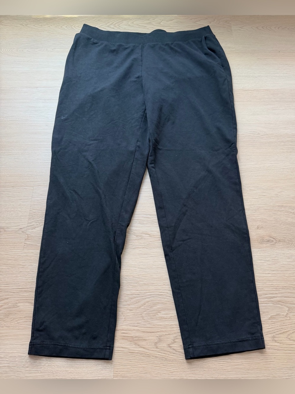 Pure Jill Womens Slim Leg Pants Black Size 2X